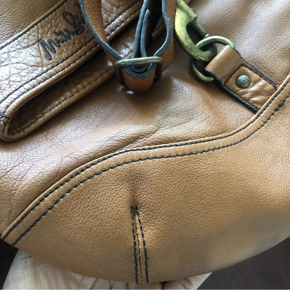 Large Convertible Miss Sixty Leather Crossbody